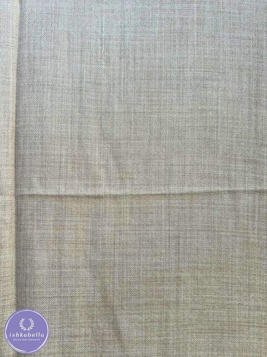 Diamond Weave 100% Cashmere Pashmina Stole – Light Grey with Charcoal border | ishkabella