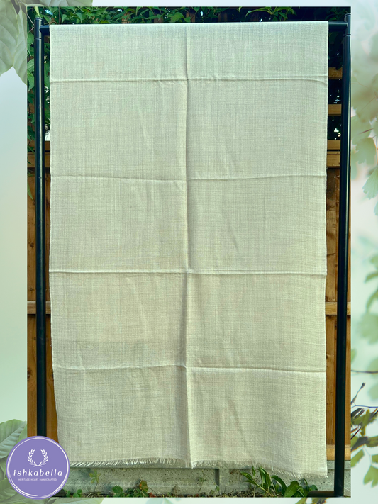 Diamond Weave 100% Cashmere Pashmina Stole – Light Sea Green solid | ishkabella