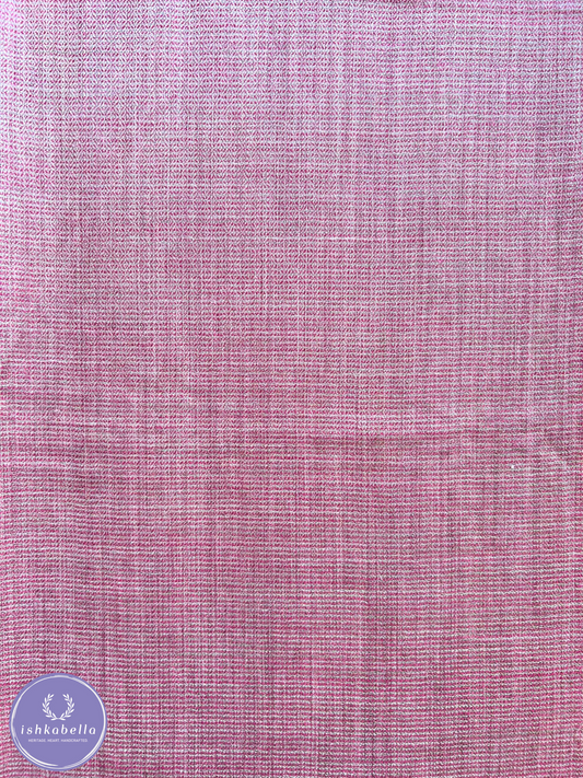 Fine Stripe Diamond Weave 100% Cashmere Pashmina Stole – Blush Pink and Grey Harmony | ishkabella